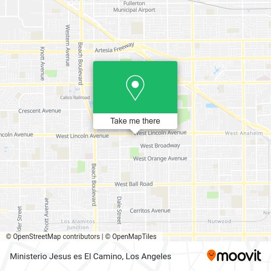 Ministerio Jesus es El Camino map
