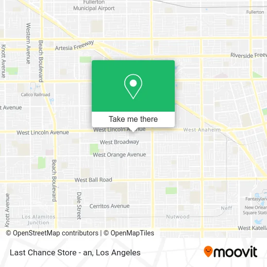 Mapa de Last Chance Store - an