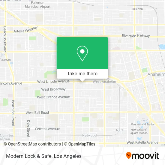 Modern Lock & Safe map