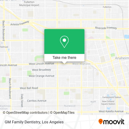 GM Family Dentistry map