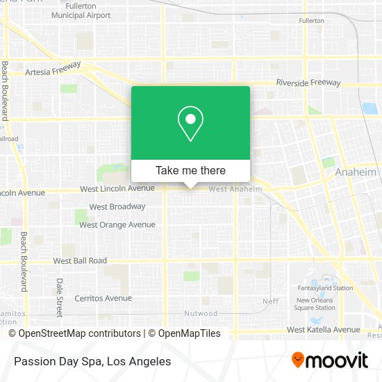 Passion Day Spa map