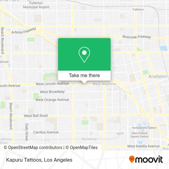 Mapa de Kapuru Tattoos