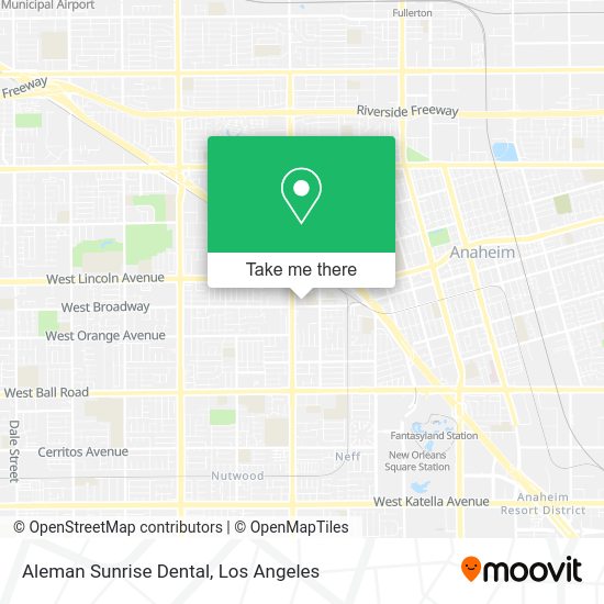 Aleman Sunrise Dental map