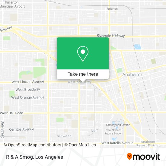 Mapa de R & A Smog