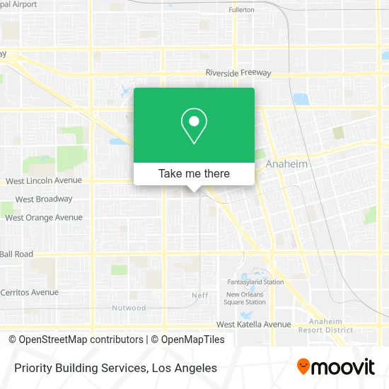 Priority Building Services map