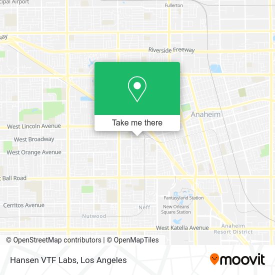 Hansen VTF Labs map