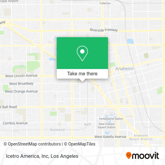 Mapa de Icetro America, Inc