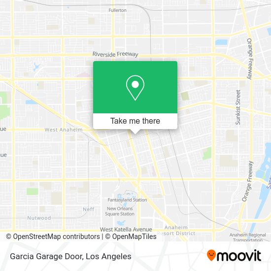 Mapa de Garcia Garage Door