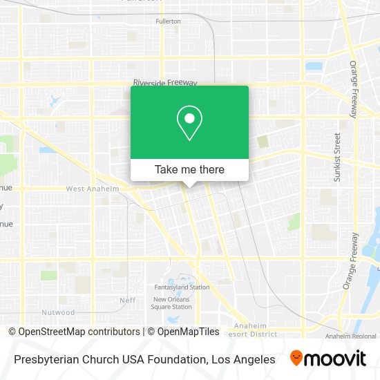 Presbyterian Church USA Foundation map