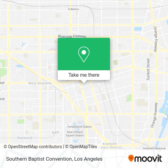 Southern Baptist Convention map