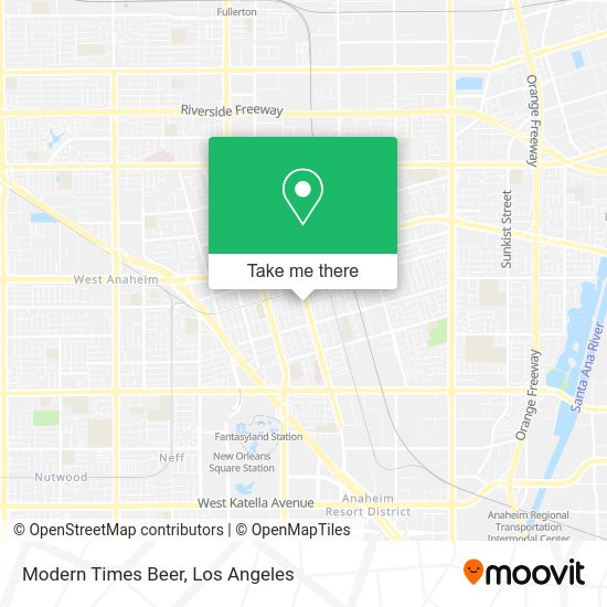 Modern Times Beer map