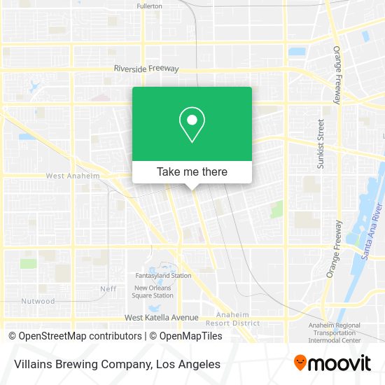 Villains Brewing Company map