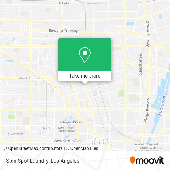 Spin Spot Laundry map