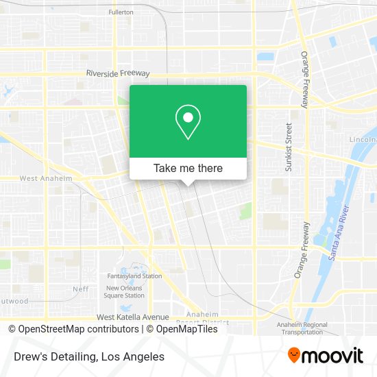 Drew's Detailing map