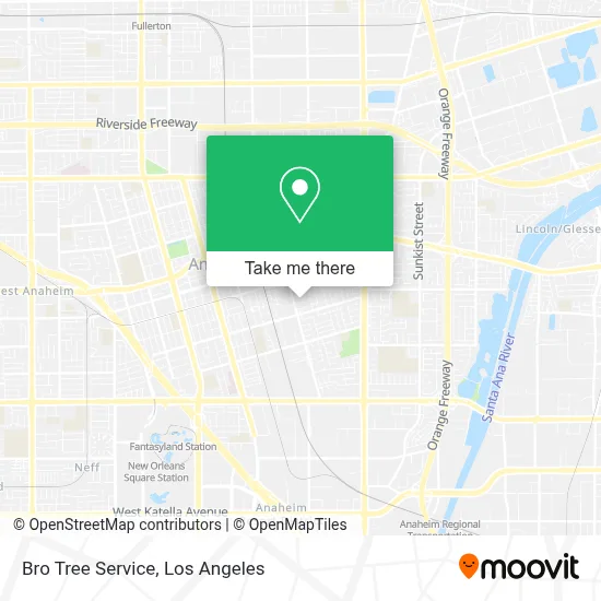 Bro Tree Service map