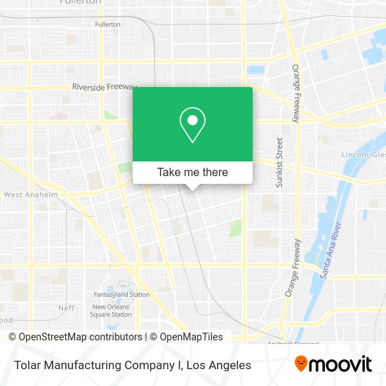 Mapa de Tolar Manufacturing Company I