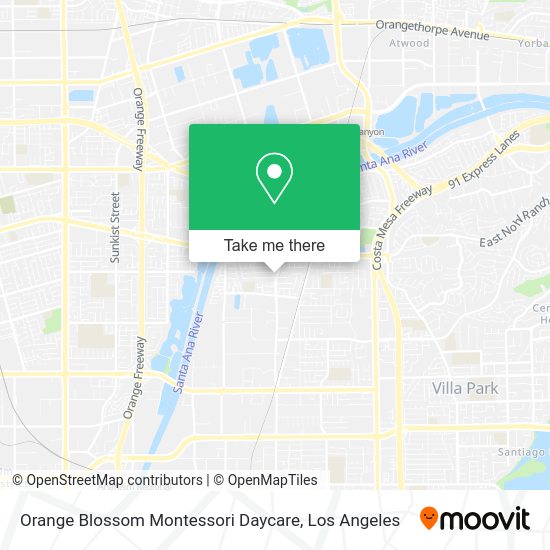 Mapa de Orange Blossom Montessori Daycare