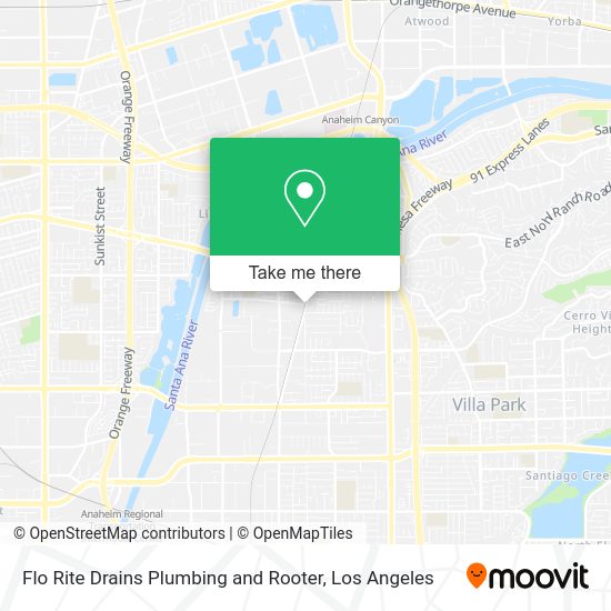 Flo Rite Drains Plumbing and Rooter map