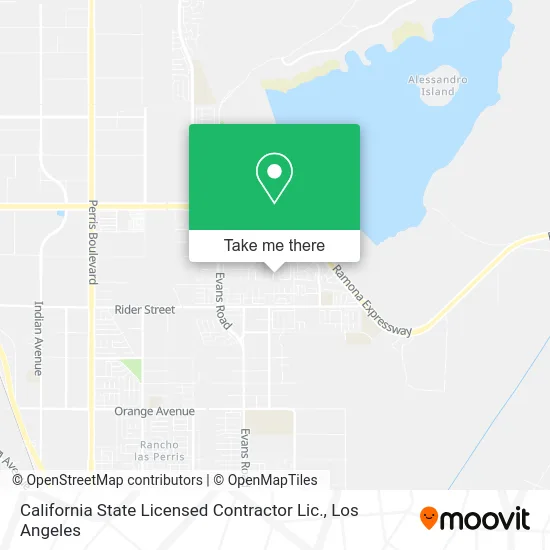 California State Licensed Contractor Lic. map
