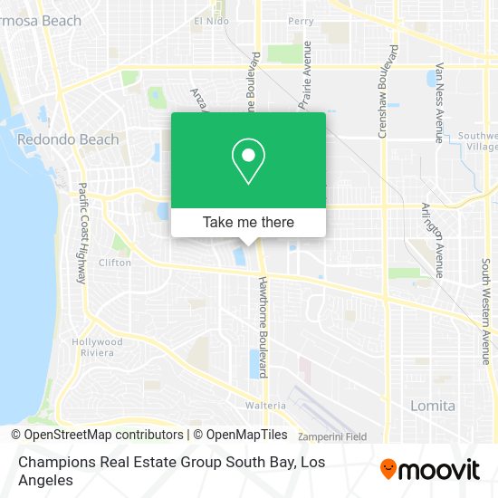 Champions Real Estate Group South Bay map