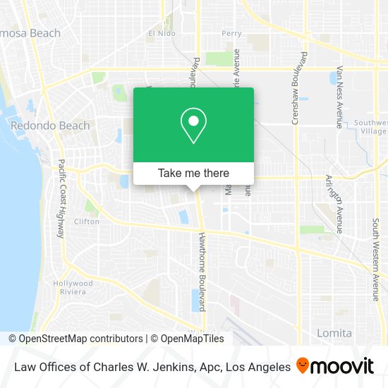 Law Offices of Charles W. Jenkins, Apc map