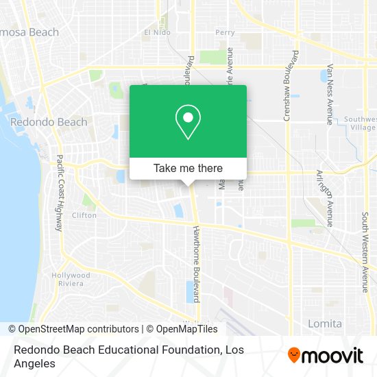Redondo Beach Educational Foundation map