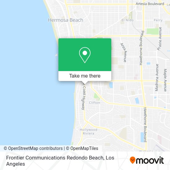 Mapa de Frontier Communications Redondo Beach
