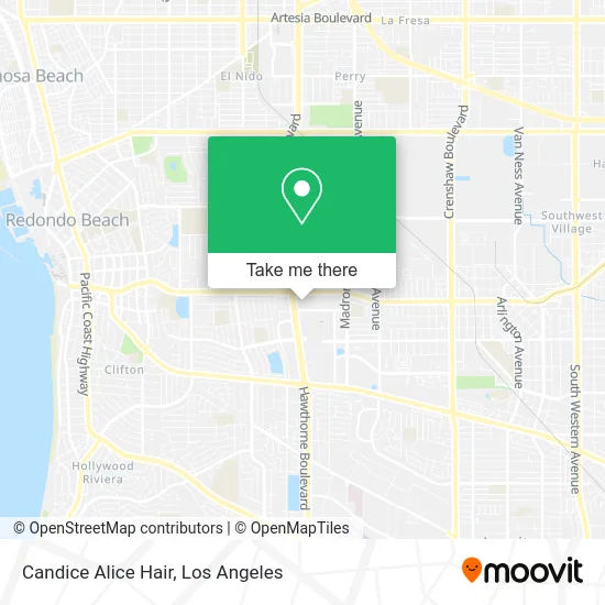 Candice Alice Hair map
