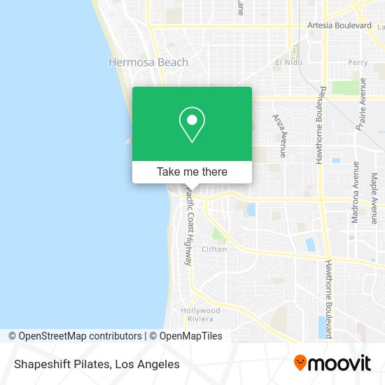 Shapeshift Pilates map