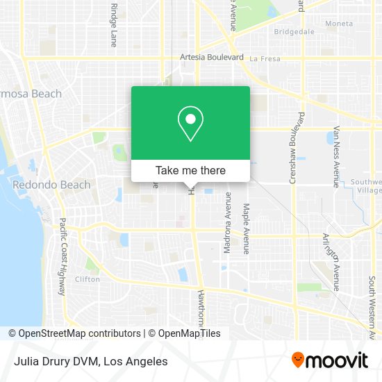 Mapa de Julia Drury DVM
