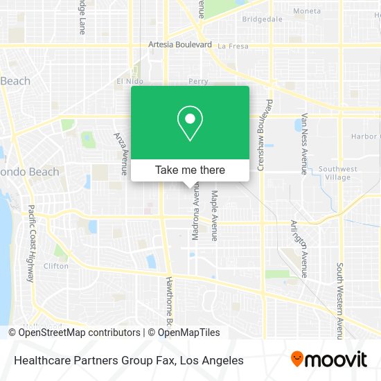 Healthcare Partners Group Fax map