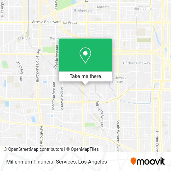 Millennium Financial Services map