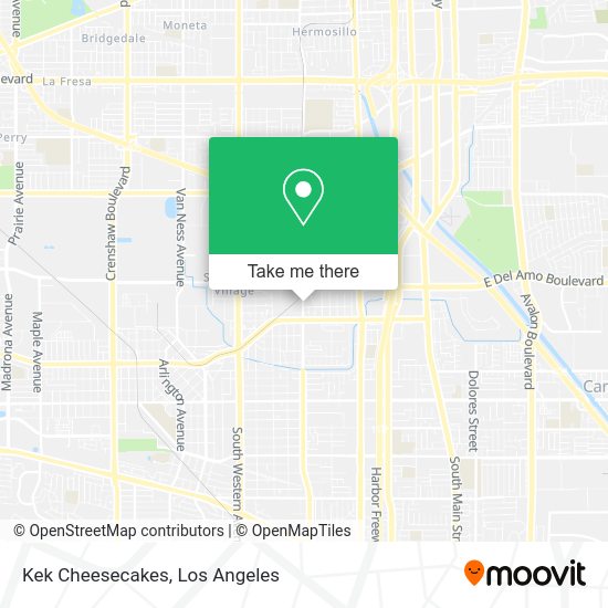 Mapa de Kek Cheesecakes