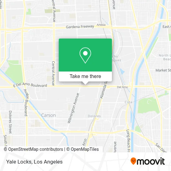 Yale Locks map