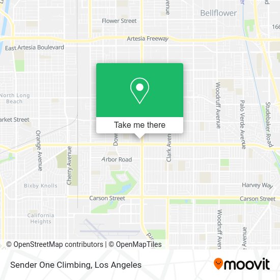 Mapa de Sender One Climbing