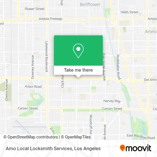 Amo Local Locksmith Services map