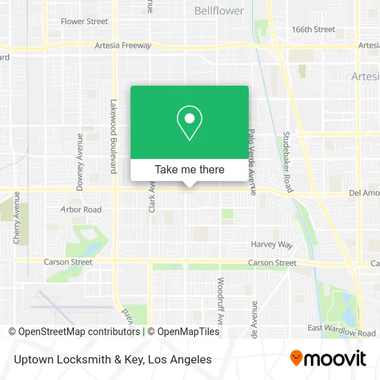 Uptown Locksmith & Key map