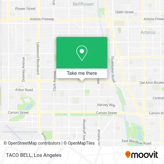 Mapa de TACO BELL