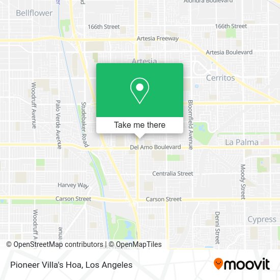 Pioneer Villa's Hoa map