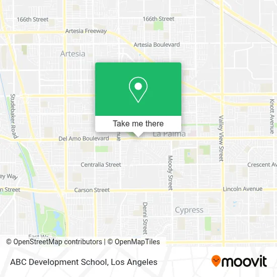 ABC Development School map