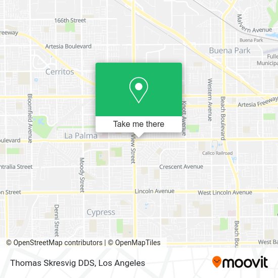 Thomas Skresvig DDS map