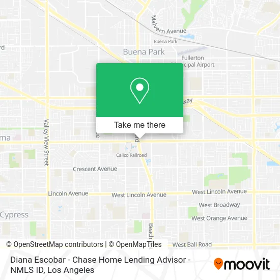 Diana Escobar - Chase Home Lending Advisor - NMLS ID map