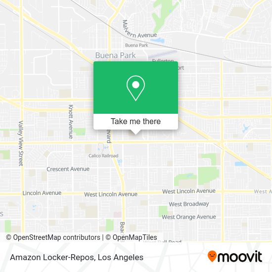 Mapa de Amazon Locker-Repos