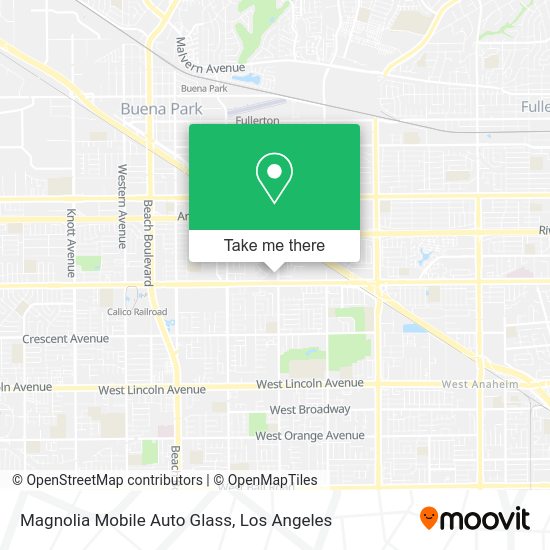 Magnolia Mobile Auto Glass map