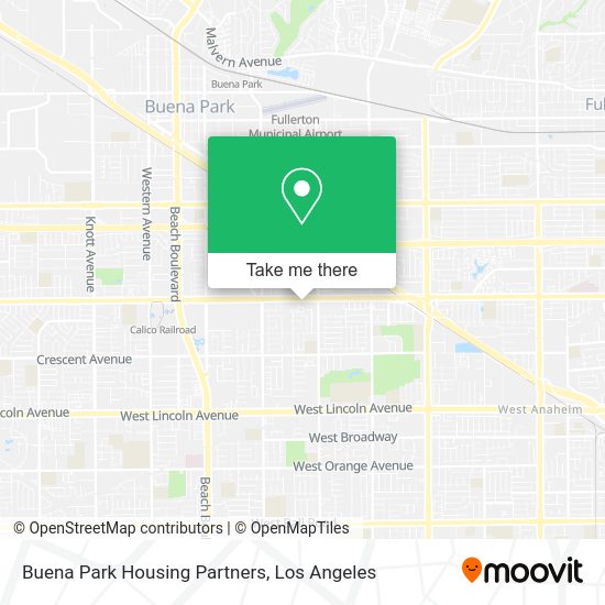 Buena Park Housing Partners map