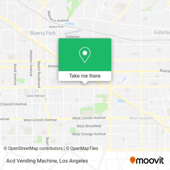 Mapa de Acd Vending Machine