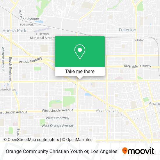 Orange Community Christian Youth or map