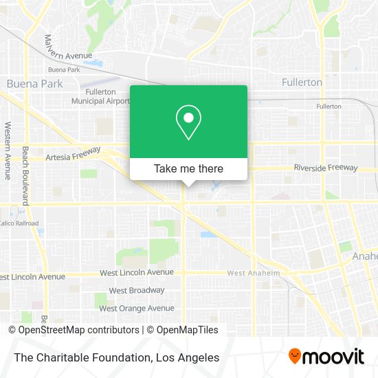 The Charitable Foundation map
