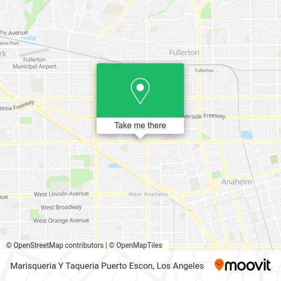 Mapa de Marisqueria Y Taqueria Puerto Escon
