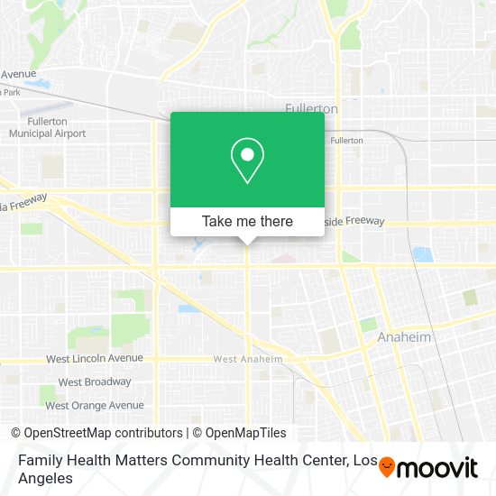 Family Health Matters Community Health Center map